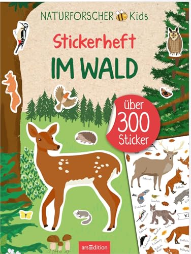Naturforscher-Kids – Stickerheft Im Wald: Über 300 Sticker | Stickerheft für naturbegeisterte Kinder ab 4 Jahren Naturforscher-Kids – Stickerheft Im Wald: Über 300 Sticker | Stickerheft für naturbegeisterte Kinder ab 4 Jahren