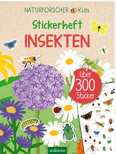 Naturforscher-Kids – Stickerheft Insekten: Über 300 Sticker | Tier-Stickerheft für naturbegeisterte Kinder ab 4 Jahren Naturforscher-Kids – Stickerheft Insekten: Über 300 Sticker | Tier-Stickerheft für naturbegeisterte Kinder ab 4 Jahren