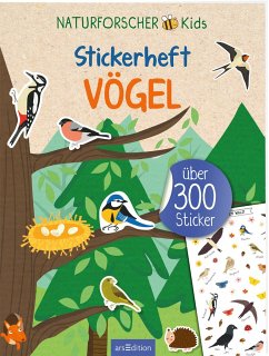 Naturforscher-Kids - Stickerheft Vögel von ars edition