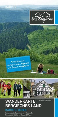 Naturpark Bergisches Land - Waldbröl, Morsbach, Reichsdorf, Wanderkarte von Bücken & Sulzer