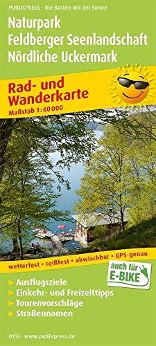 Naturpark Feldberger Seenlandschaft - Nördliche Uckermark: Rad- und Wanderkarte mit Ausflugszielen, Einkehr- & Freizeittipps, Straßennamen, ... 1:60000 (Rad- und Wanderkarte / RuWK)