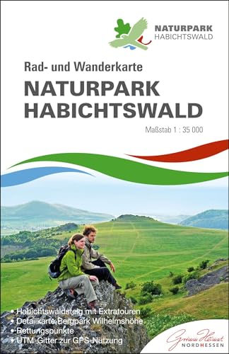 Naturpark Habichtswald: Rad- und Wanderkarte (reiß- und wetterfest) von KKV