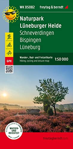 Naturpark Lüneburger Heide, Wander-, Rad- und Freizeitkarte 1:50.000, freytag & berndt, WK D5082: Schneverdingen - Bispingen - Lüneburg, GPX Tracks, ... berndt Wander-Rad-Freizeitkarten, Band 5082) von Freytag-Berndt und ARTARIA