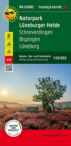 Naturpark Lüneburger Heide, Wander-, Rad- und Freizeitkarte 1:50.000, freytag & berndt, WK D5082: Schneverdingen - Bispingen - Lüneburg, GPX Tracks, ... berndt Wander-Rad-Freizeitkarten, Band 5082)