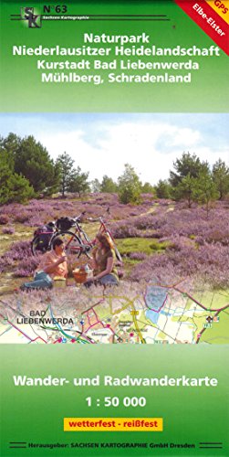 Naturpark Niederlausitzer Heidelandschaft - Kurstadt Bad Liebenwerda - Mühlberg - Schradenland: Wander- und Radwanderkarte 1:50 000 wetterfest, reißfest, GPS-fähig Naturpark Niederlausitzer Heidelandschaft - Kurstadt Bad Liebenwerda - Mühlberg - Schradenland: Wander- und Radwanderkarte 1:50 000 wetterfest, reißfest, GPS-fähig