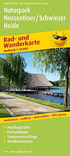 Naturpark Nossentiner/Schwinzer Heide: Rad- und Wanderkarte mit Ausflugszielen, Einkehr- & Freizeittipps, Straßennamen, wetterfest, reißfest, ... 1:50000 (Rad- und Wanderkarte: RuWK) von Freytag-Berndt und ARTARIA