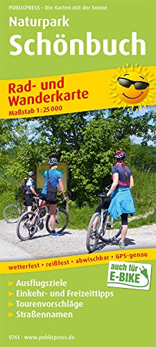 Naturpark Schönbuch: Rad- und Wanderkarte mit Ausflugszielen, Einkehr- & Freizeittipps, Tourenvorschlägen, Straßennamen, wetterfest, reißfest, ... 1:25000 (Rad- und Wanderkarte: RuWK)