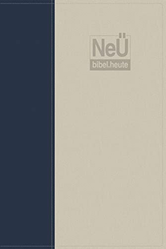 NeÜ bibel.heute Taschenausgabe: Kunstleder zweifarbig blau/grau