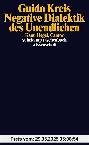 Negative Dialektik des Unendlichen: Kant, Hegel, Cantor (suhrkamp taschenbuch wissenschaft)