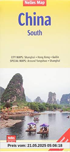 Nelles Map Landkarte China: South: 1:1.750.000 | reiß- und wasserfest; waterproof and tear-resistant; indéchirable et imperméable; irrompible & impermeable