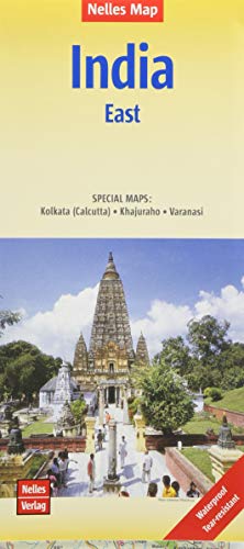 Nelles Map Landkarte India: East: 1:1.500.000 | reiß- und wasserfest; waterproof and tear-resistant; indéchirable et imperméable; irrompible & impermeable (Nelles Map: Strassenkarte)