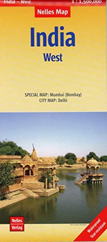 Nelles Map Landkarte India: West: 1:1,5 Mio | reiß- und wasserfest; waterproof and tear-resistant; indéchirable et imperméable; irrompible & impermeable von Nelles Verlag GmbH