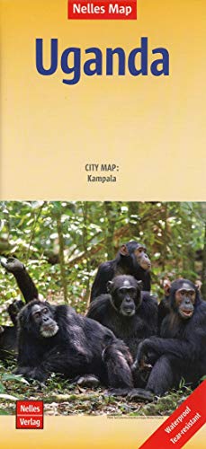 Nelles Map Landkarte Uganda: 1:700.000 | reiß- und wasserfest; waterproof and tear-resistant; indéchirable et imperméable; irrompible & impermeable: City Map: Kampala (Nelles Map: Strassenkarte) von Nelles Verlag GmbH