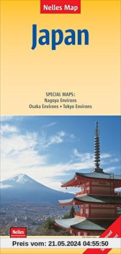 Nelles Maps Japan: Maßstab 1:1 500 000