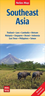 Nelles Maps Southeast Asia, Polyart-Ausgabe. Südostasien / Asie du Sud-Est / Sudeste Asiático von Nelles Verlag