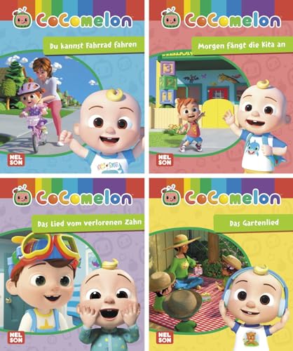 Nelson Mini-Bücher: 4er CoComelon 1-4: Ein großer Spaß im kleinen Format (Nelson Mini-Bücher: Ein großer Spaß im kleinen Format) Nelson Mini-Bücher: 4er CoComelon 1-4: Ein großer Spaß im kleinen Format (Nelson Mini-Bücher: Ein großer Spaß im kleinen Format)