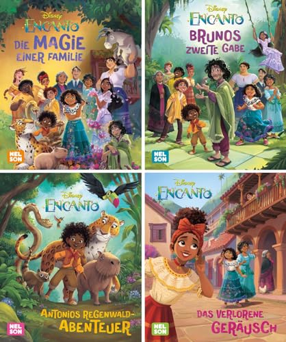 Nelson Mini-Bücher: 4er Disney Encanto 1-4: Magische Geschichten im Mitnahmeformat (ab 3 Jahren) (Nelson Mini-Bücher: Ein großer Spaß im kleinen Format) von Nelson