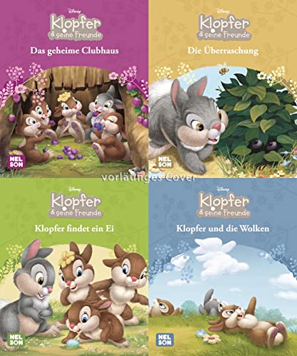 Nelson Mini-Bücher: 4er Disney Klopfer 1-4 von Nelson