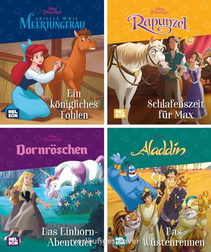 Nelson Mini-Bücher: 4er Disney Pferde-Geschichten 1-4: 4er-Set im praktischen Mitnahme-Format von Nelson