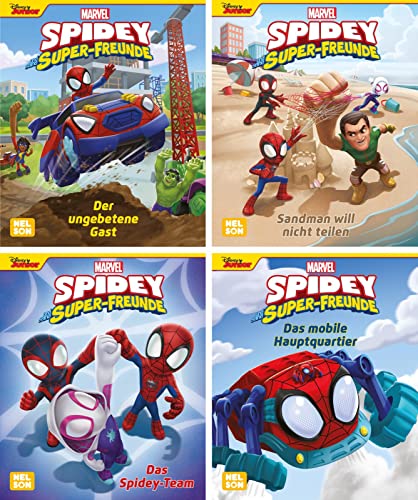 Nelson Mini-Bücher: MARVEL: Spidey und seine Super-Freunde 1-4 von Nelson