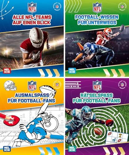 Nelson Mini-Bücher: 4er NFL 1-4 von Nelson