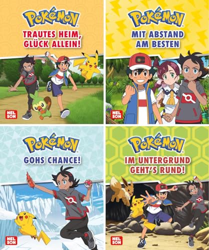 Nelson Mini-Bücher: 4er Pokémon 5-8: Ein großer Spaß im kleinen Format (Nelson Mini-Bücher: Ein großer Spaß im kleinen Format) von Nelson