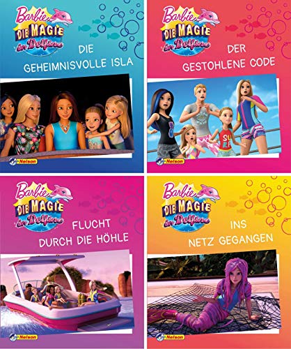 Nelson Mini-Bücher: Barbie Die Magie der Delfine 1-4: 24 Mini-Bücher im Display