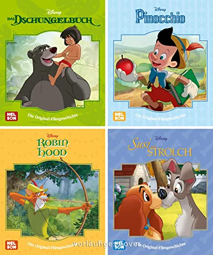 Nelson Mini-Bücher: Disney Filmklassiker 13-16: 24 Mini-Bücher im Display | Die Original-Filmgeschichten der beliebtesten Disneyfilme im Mitnahmeformat (ab 3 Jahren)