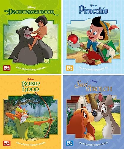 Nelson Mini-Bücher: Disney Filmklassiker 13-16: 24 Mini-Bücher im Display | Die Original-Filmgeschichten der beliebtesten Disneyfilme im ... Ein großer Spaß im kleinen Format)