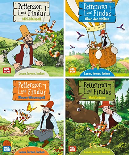 Nelson Mini-Bücher: Pettersson und Findus 5-8: 24 Mini-Bücher im Display (Nelson Mini-Bücher: Ein großer Spaß im kleinen Format)
