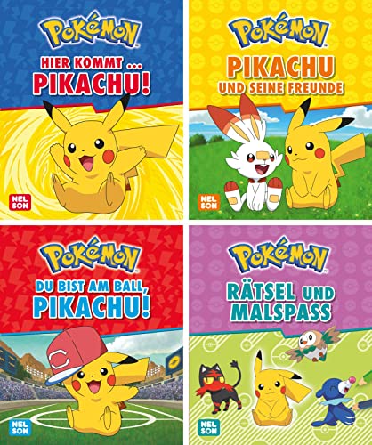 Nelson Mini-Bücher: Pokémon: 4er Pikachu 1-4