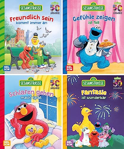 Nelson Mini-Bücher: Sesamstraße 1-4