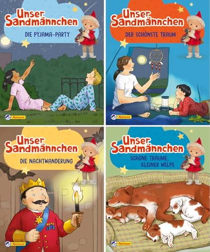 Nelson Mini-Bücher: Unser Sandmännchen: Gutenacht-Geschichten 5-8: 24 Mini-Bücher im Display (Nelson Mini-Bücher: Ein großer Spaß im kleinen Format) von Nelson