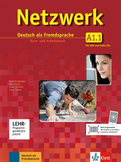 Netzwerk A1 in Teilbänden - Kurs- und Arbeitsbuch, Teil 1 mit 2 Audio-CDs und DVD von Klett Sprachen / Klett Sprachen GmbH