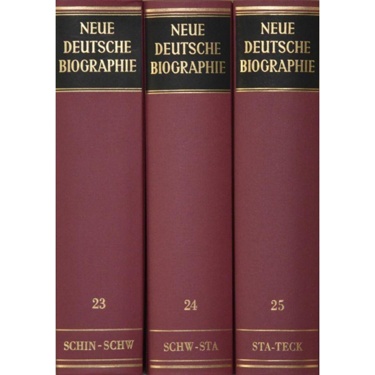 Neue Deutsche Biographie Neue Deutsche Biographie von Duncker & Humblot GmbH