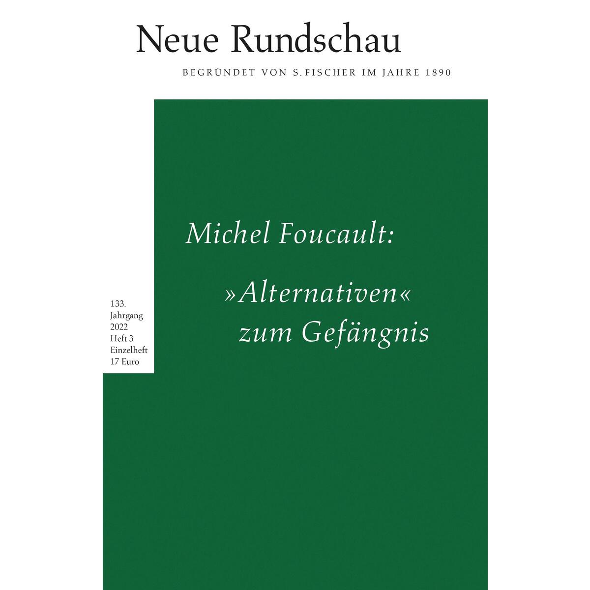 Neue Rundschau 2022/3 von FISCHER, S.
