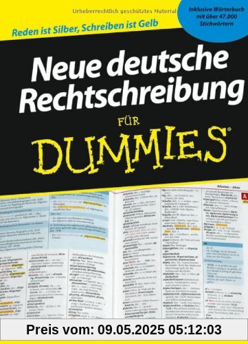 Neue deutsche Rechtschreibung für Dummies