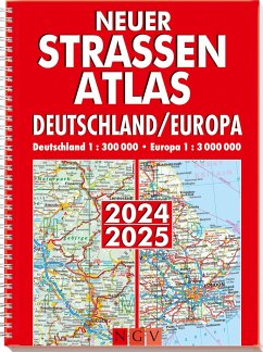 Neuer Straßenatlas Deutschland/Europa 2024/2025 von Naumann & Göbel