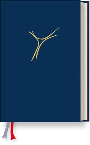 Neues Gotteslob Bistum Fulda: Standard dunkelblau mit Signet (Kreuz) in goldener Farbe, Naturschnitt