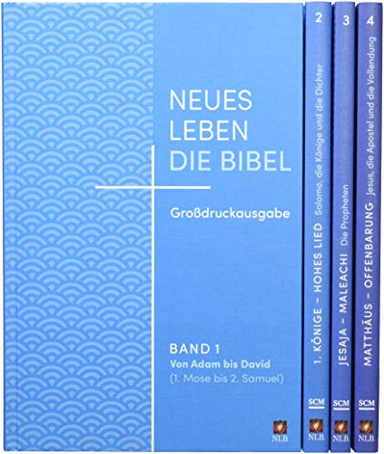 Neues Leben. Die Bibel, Großdruckausgabe in 4 Bänden von SCM R. Brockhaus