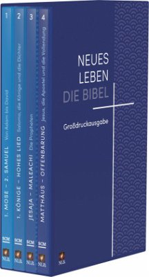 Neues Leben. Die Bibel, Großdruckausgabe in 4 Bänden von SCM R. Brockhaus