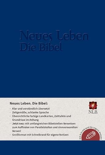 Neues Leben. Die Bibel - mit Parallelstellen, Schreibrand und Registerstanzung: blau von SCM Brockhaus, R.