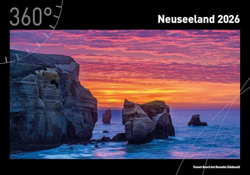 Neuseeland Premiumkalender 2026 von 360 grad medien