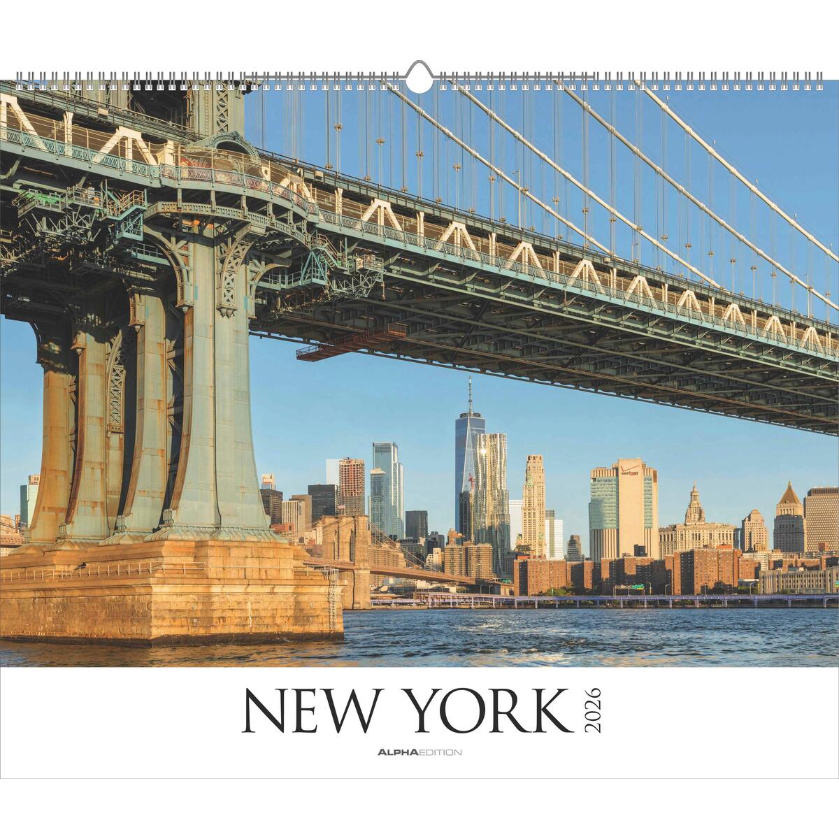 New York 2026  - Städte-Reise-Kalender - Querformat 60 x 50 cm - Spiralbindung von Neumann Verlage GmbH & Co