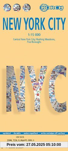 New York City 1 : 15 000 (Borch Maps)
