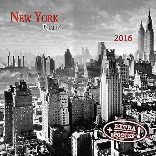 New York Retro 2024: Kalender 2024 (Artwork Cities) von Tushita PaperArt