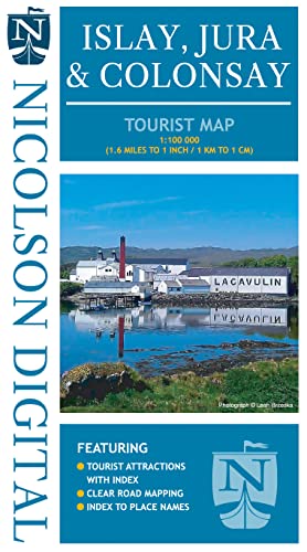 Nicolson Tourist Map Islay and Jura