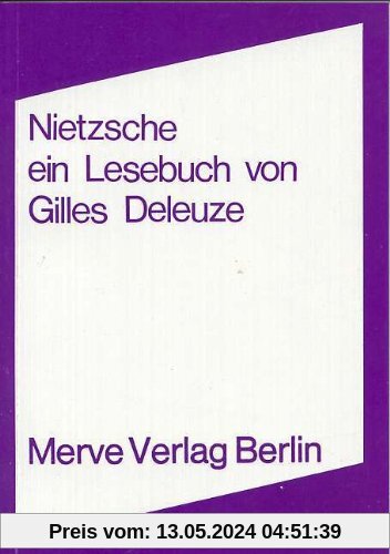Nietzsche: Ein Lesebuch von Gilles Deleuze