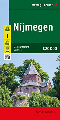Nijmegen, Stadtplan 1:20.000, freytag & berndt: Stadsplattegrond schaal 1 : 20.000 (freytag & berndt Stadtpläne)