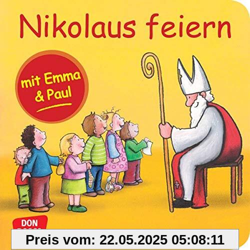 Nikolaus feiern mit Emma und Paul. Mini-Bilderbuch. Don Bosco Minis: Mit kleinen Kindern durchs Jahr. (Mein allererstes Mini-Bilderbuch)